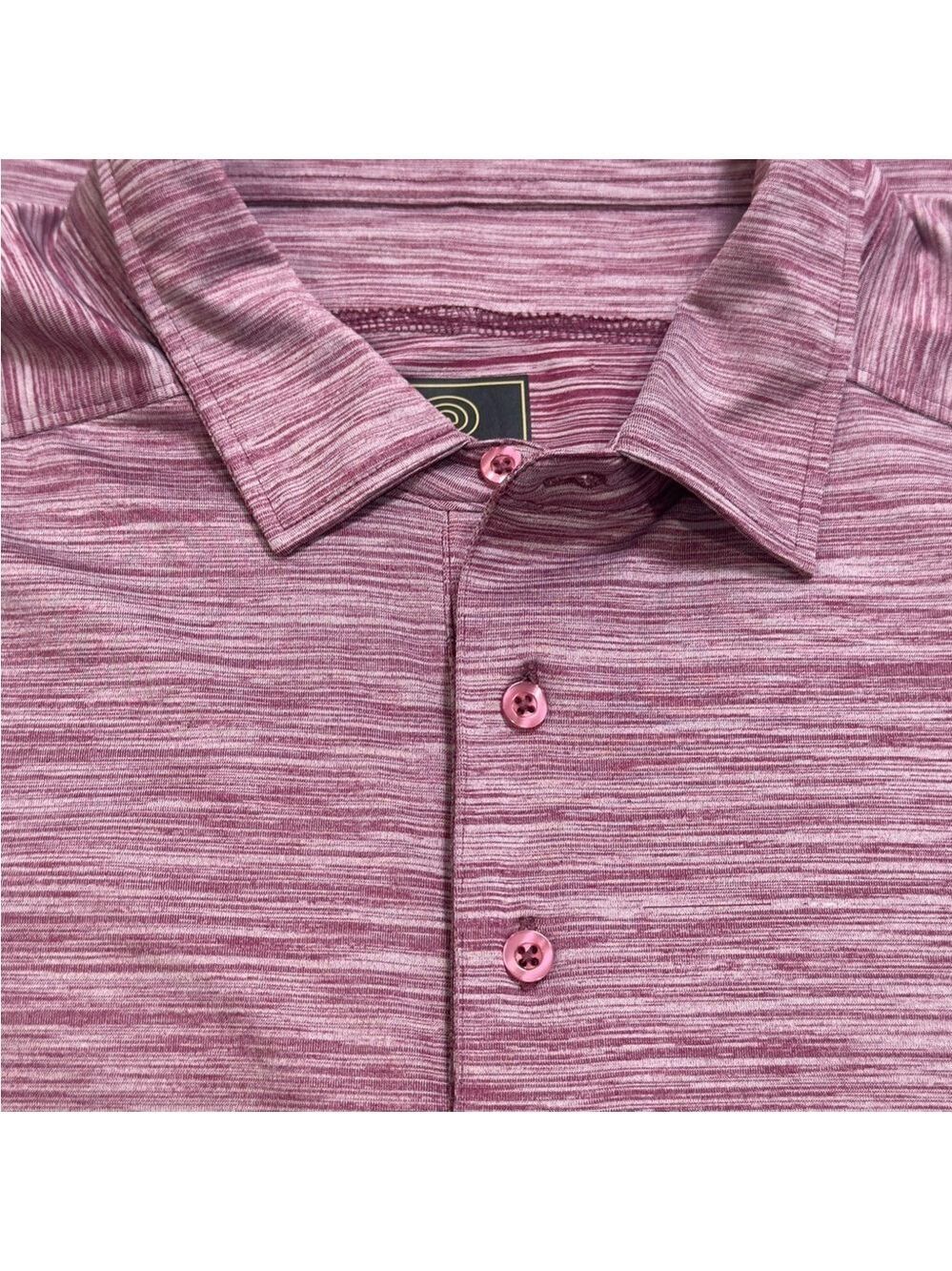 F/X Fusion Men's Casual Mauve Striped Button Down Shirt